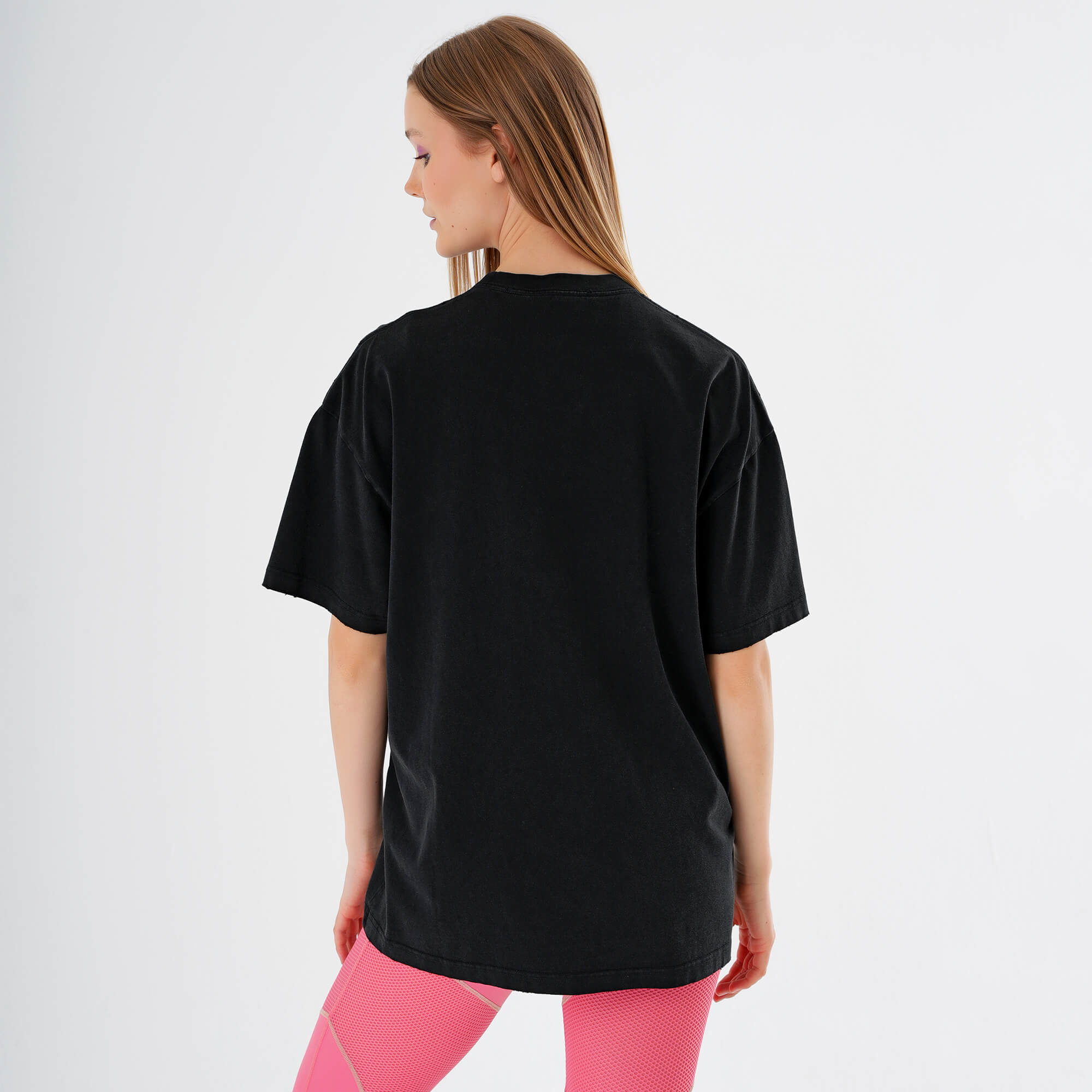 Versace - Black & Pink Logo Print Tshirt 38